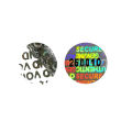 Custom logo void 3D hologram sticker security seal vinyl sticker with serial number
